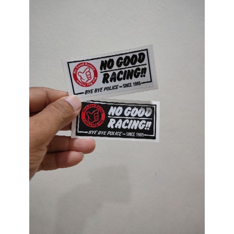 Sticker no good racing 8*3.5 cm Motorcycle Sticker Waterproof | Shopee ...