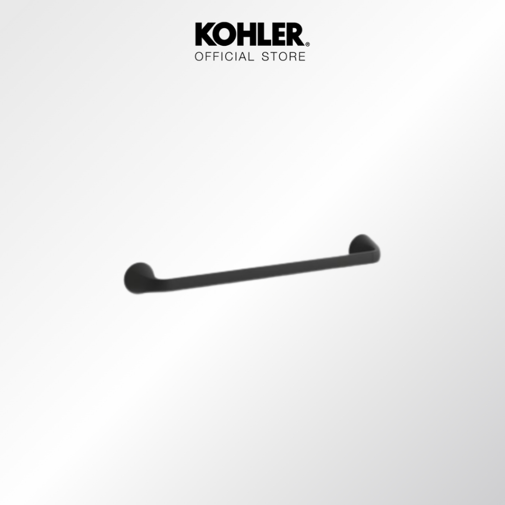 KOHLER CursivaTM 18 "in towel bar Single 18 ''Single Rack Matt Black Cursiva Model KR26687BL