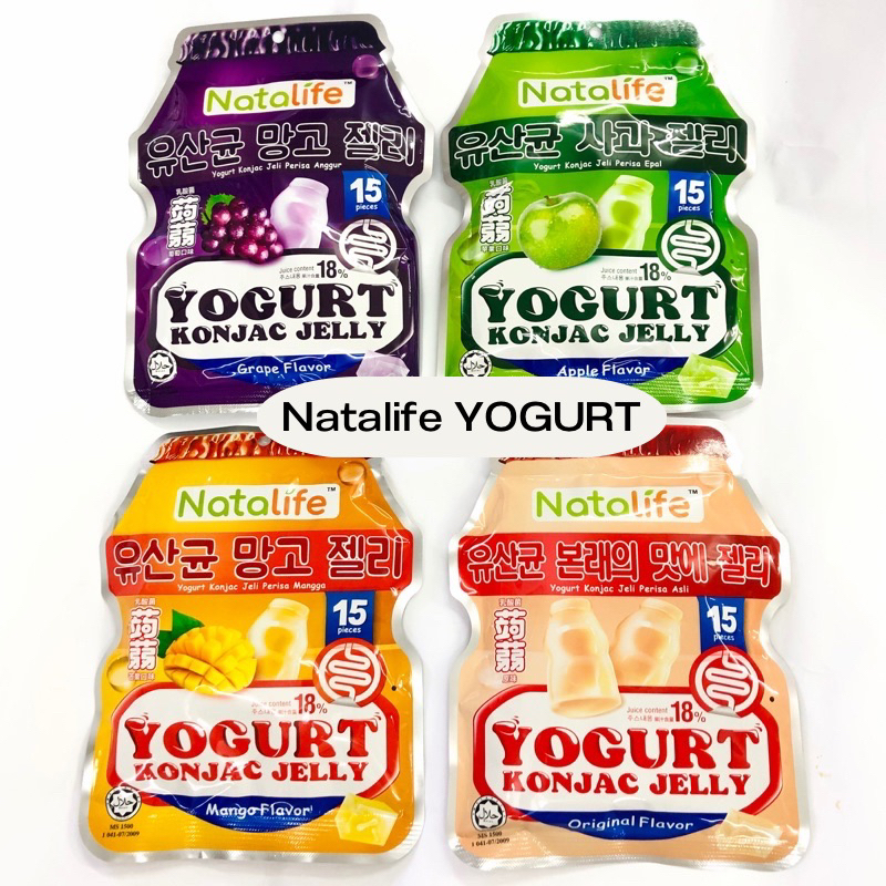 Natalife Yogurt konjac jelly Comes In 4 Flavors To Choose From 300 G. Shopee Philippines
