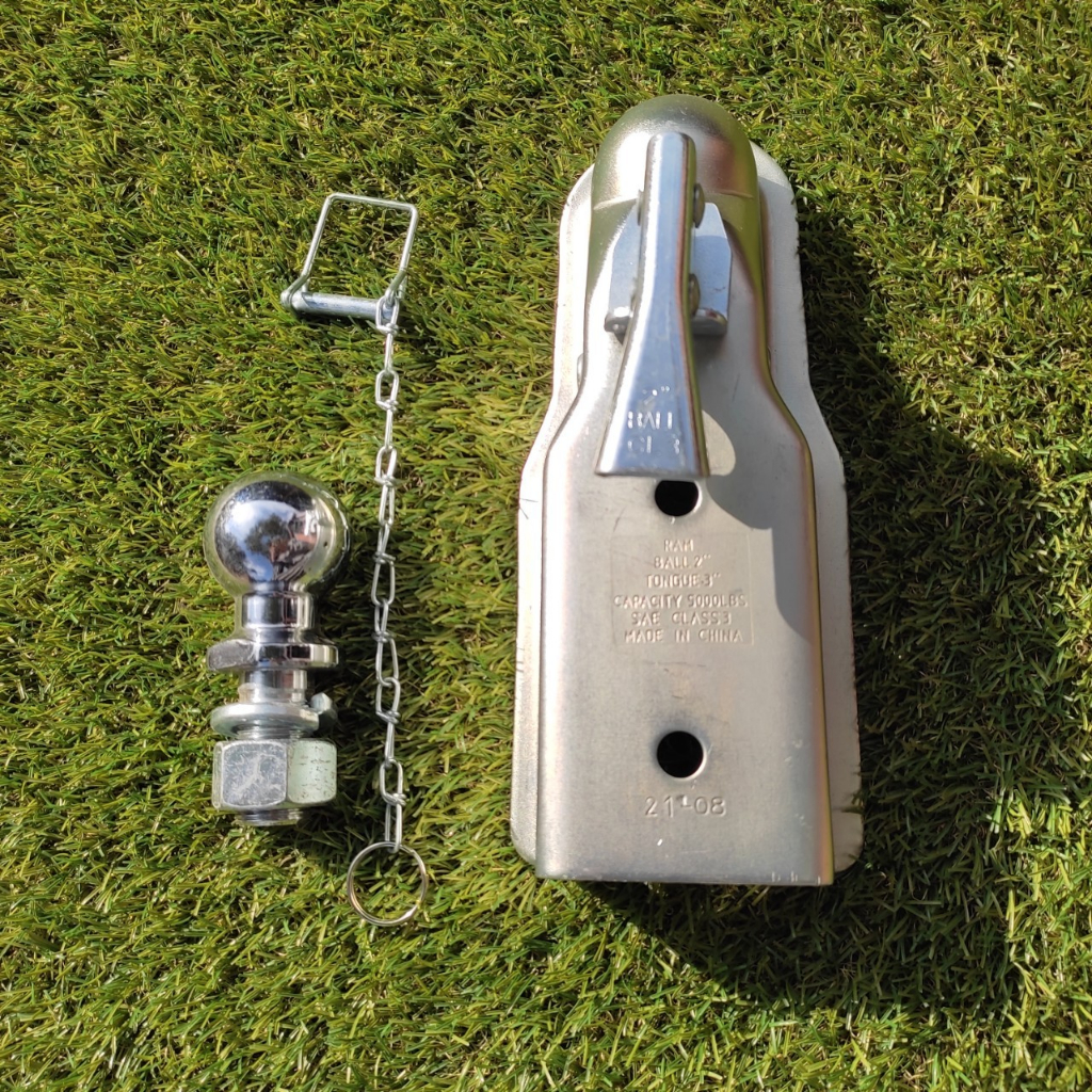 2x3 Inch Ball Head Cover Trailer Rope Size Used With 2 With Handle And ...