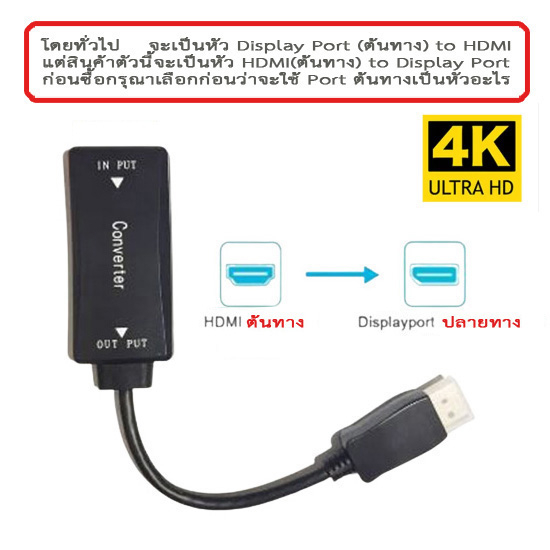 HDMI Cable To Convert DisplayPort MSLFORCES DP Adapter With USB Power ...