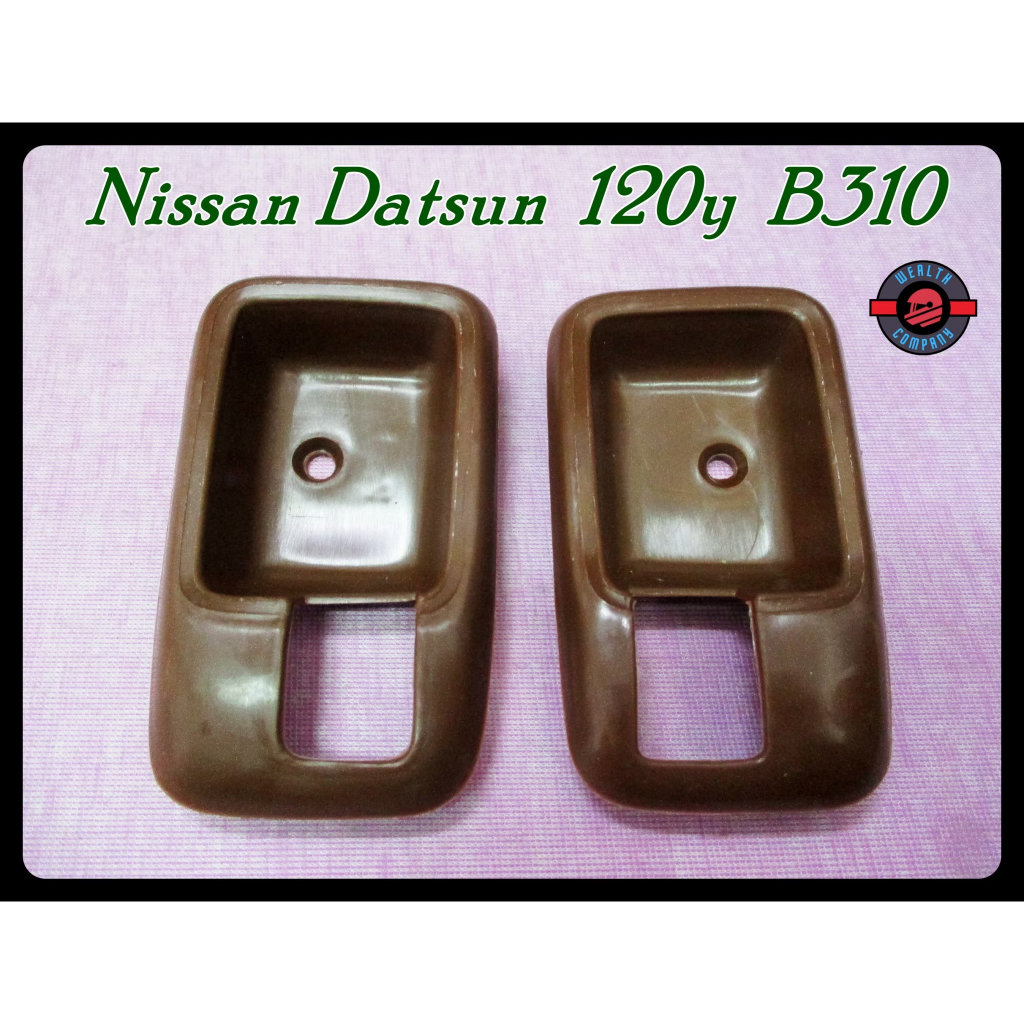 Door Handle Cover Brown (Left + Right) Nissan Datsun 120y B310 ...