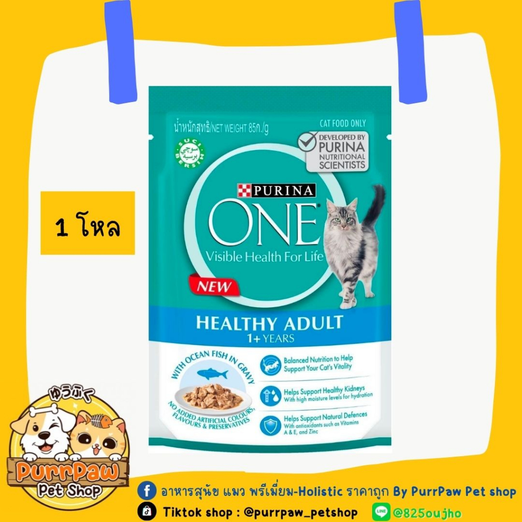 Purina one High Protein Wet Cat Food Complete (Lifted A Dozen) Shopee