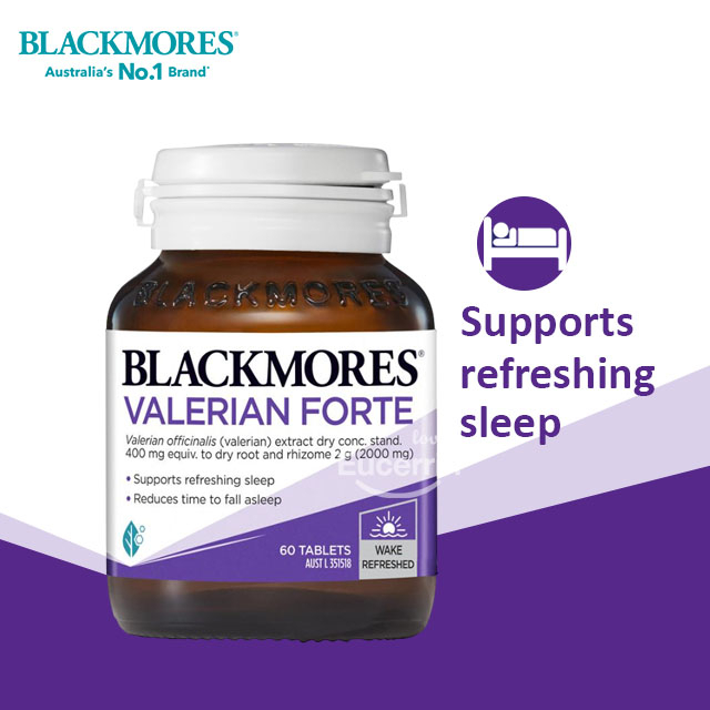 Blackmores Valerian Forte 2000mg 60 Tablets Valian Herbs Sleep Aid ...