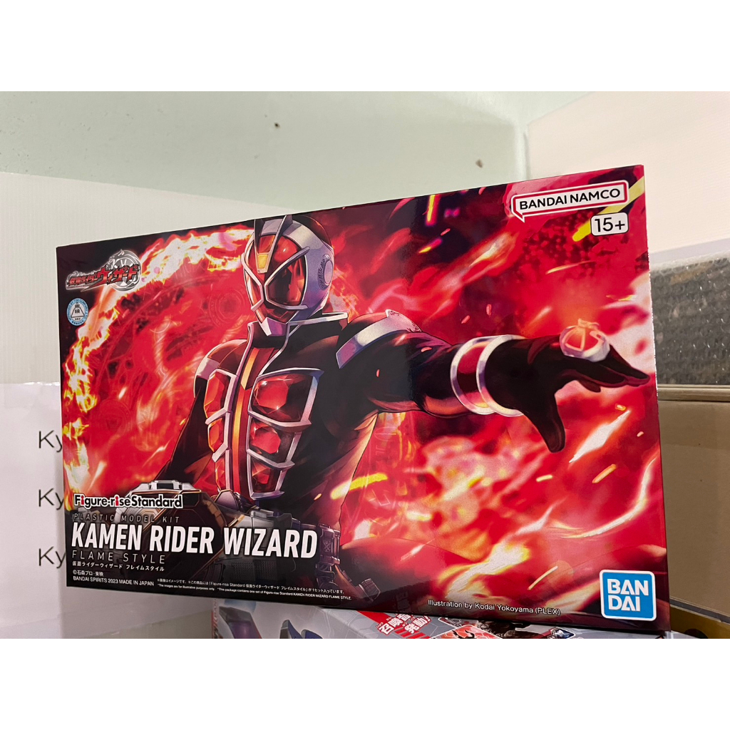 Figure-rise Standard Kamen Rider Wizard Flame Style | Shopee Philippines