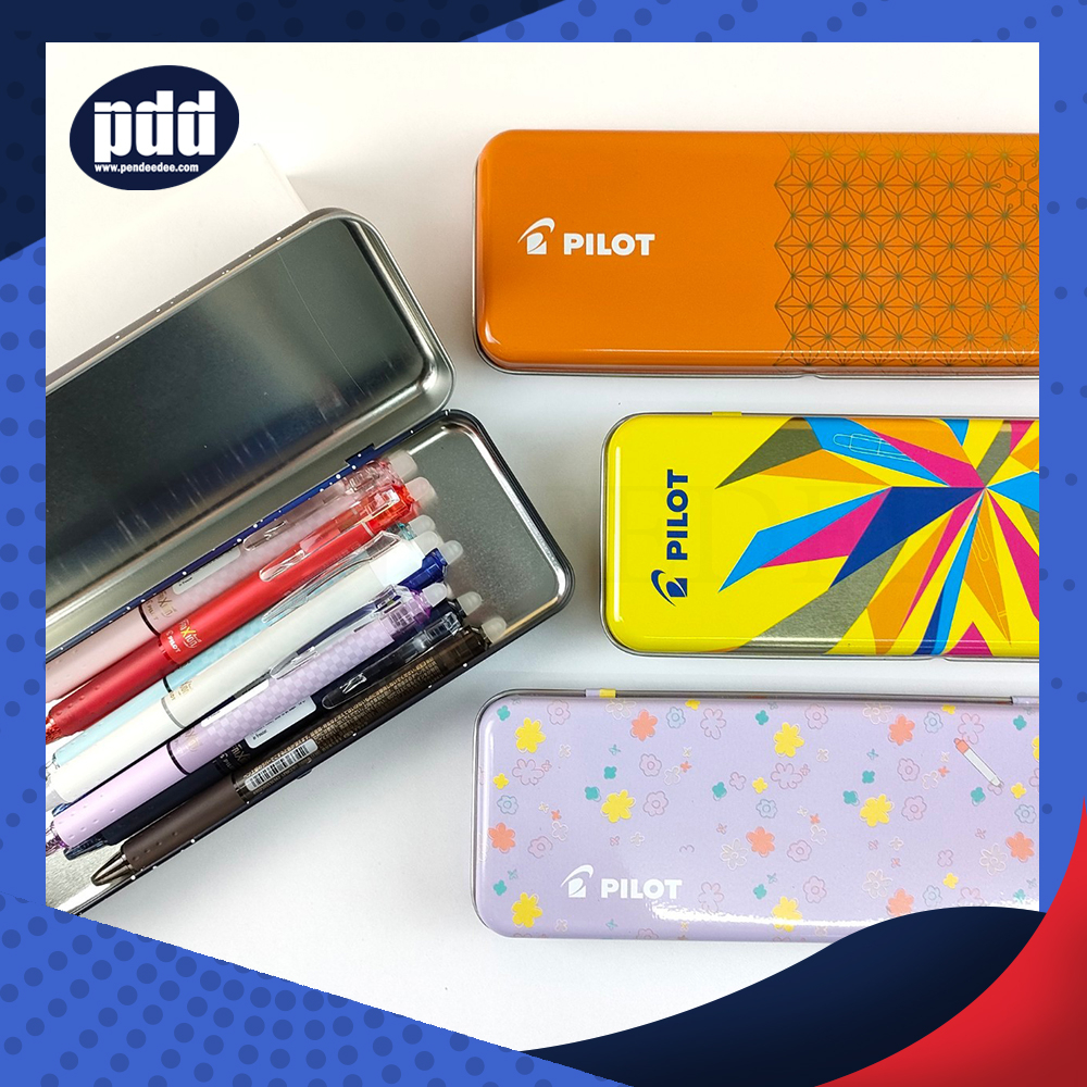 1-Layer Steel Pencil Box PILOT For Pen Stationery Or More 5 Colors ...