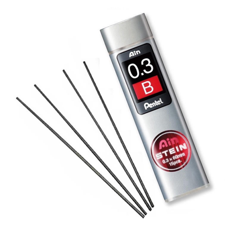 Mechanical Pencil Lead Pentel Ain 0.3mm. B Model C273B (S24) Shopee