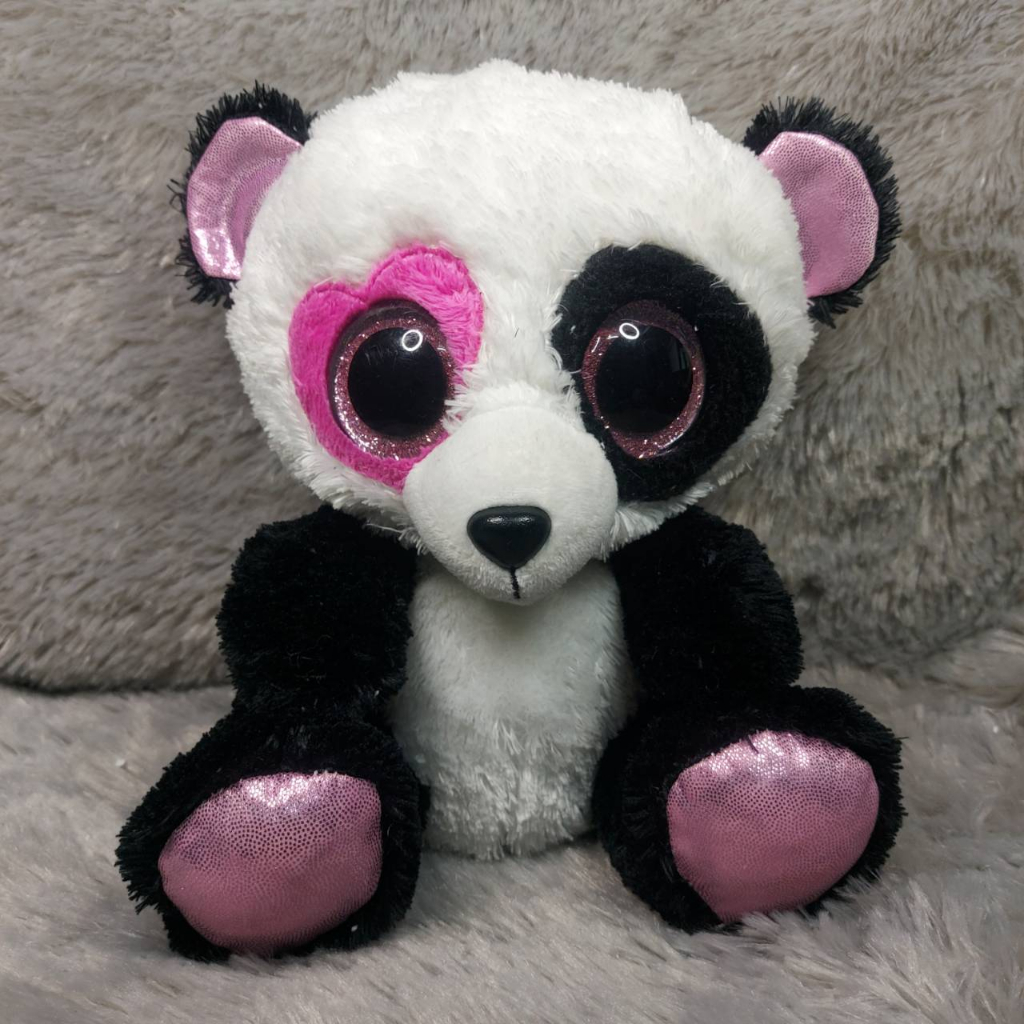 TB 02-Large ty Big Eyes Doll 10 Inches-Owl Penguin Monkey Bear Pig ...