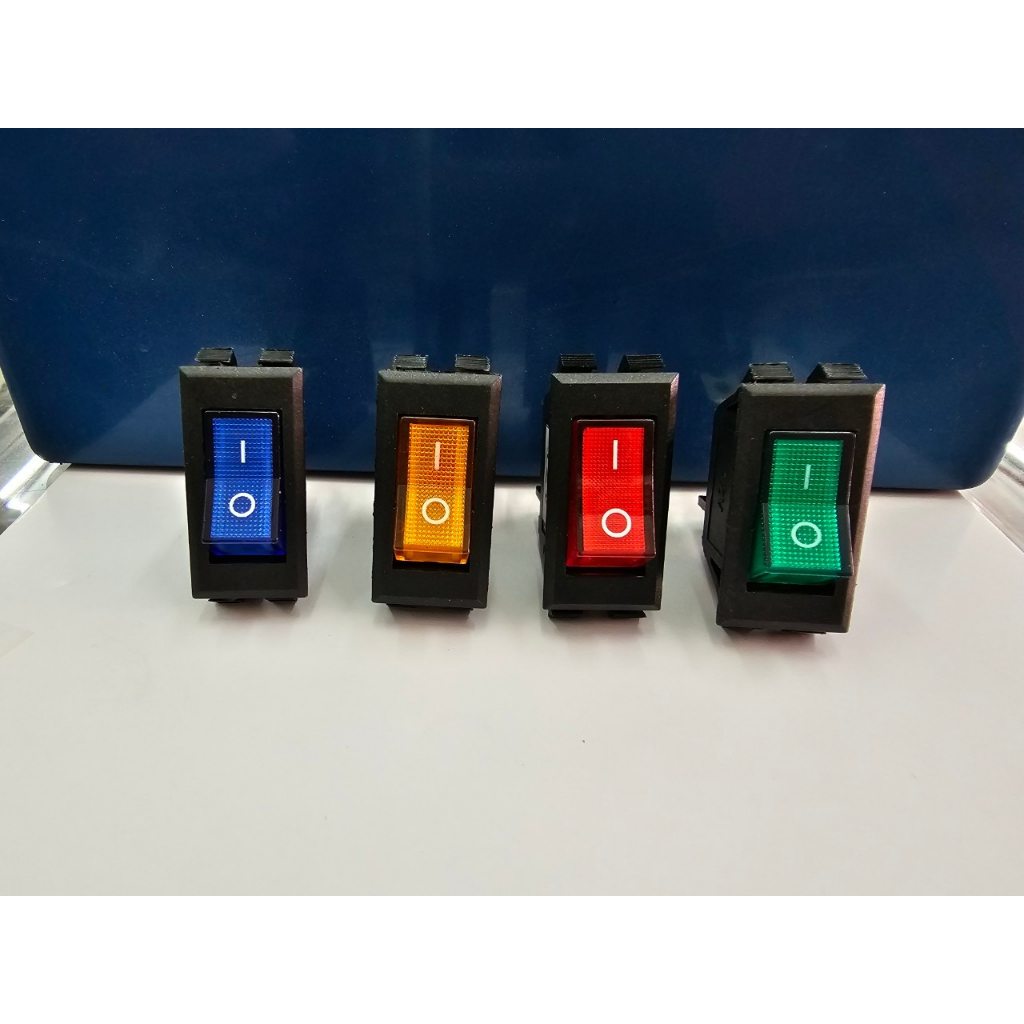 12 V Turn On-Off Switch Light Assorted Colors | Shopee Philippines