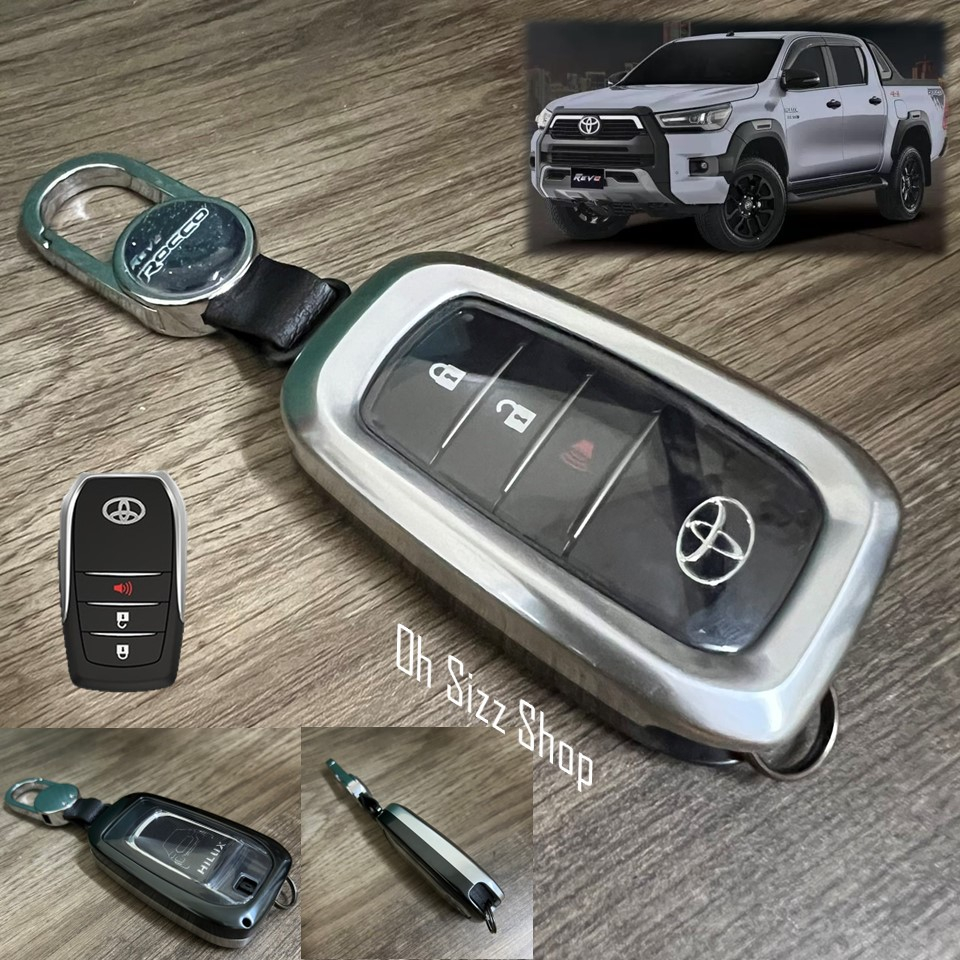 Toyota Rocco 2023 Car Remote Alloy Metal Case 2-Layer Remove Key To ...