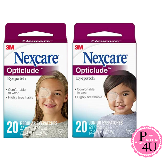 3M Nexcare Opticlude Eye Patch 20 Pieces/Box Plaster | Shopee Philippines
