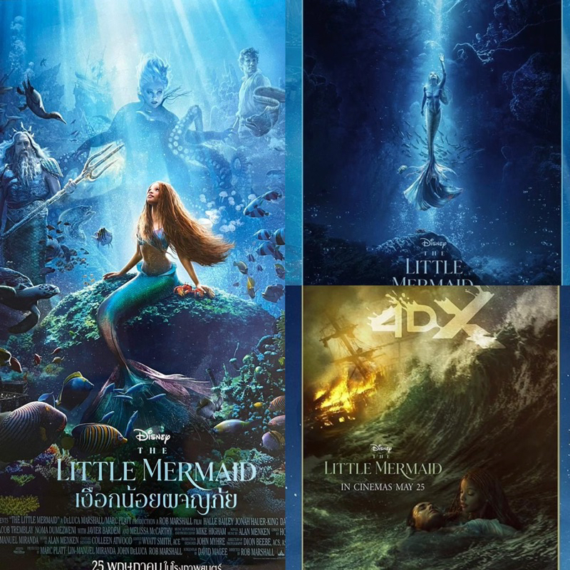 Poster the little mermaid major Authentic Ariel imax the 4dx the