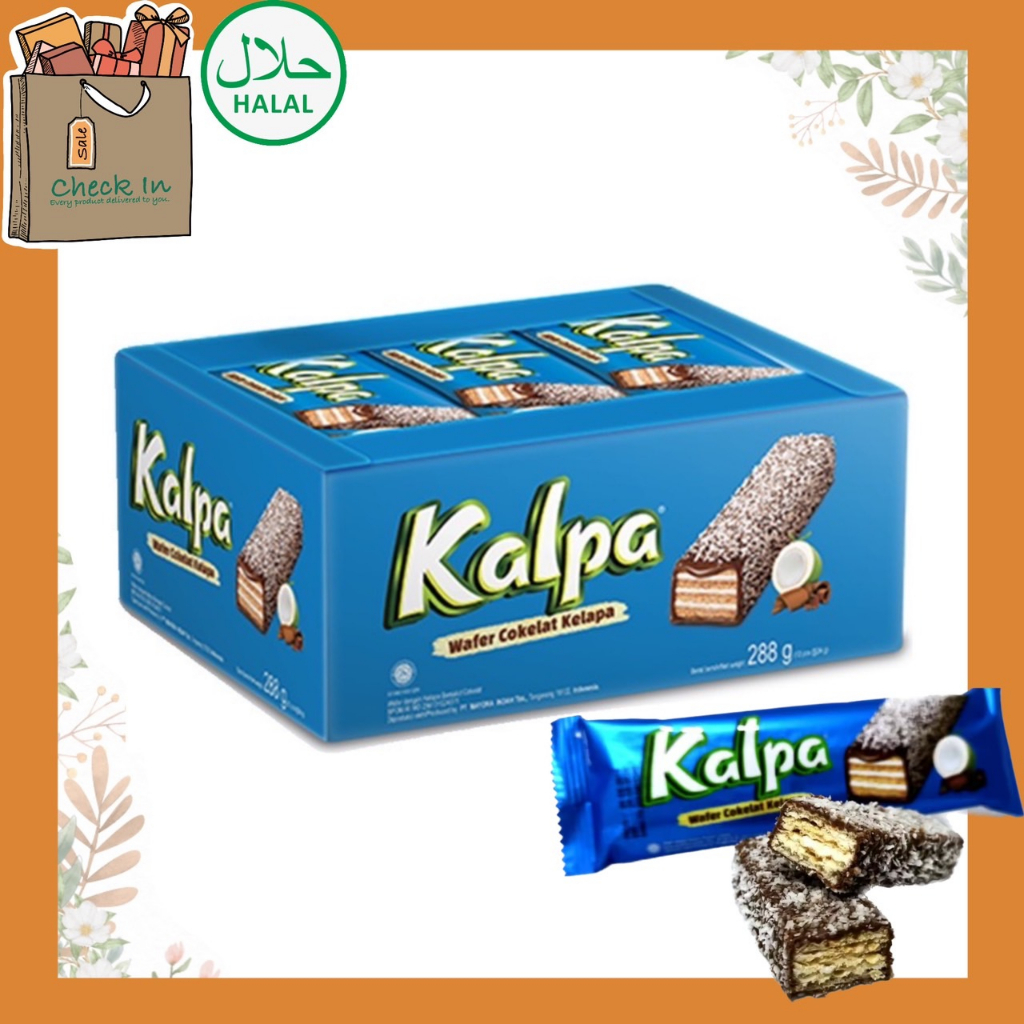 beng Benang Kalpa Wafer Cokelat Kelapa 4 One-Word Deliciousness 22g x ...