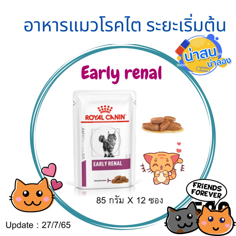 Kidney Disease Cat Food_ early Stage renal 85 g. (exp 20/01/2025