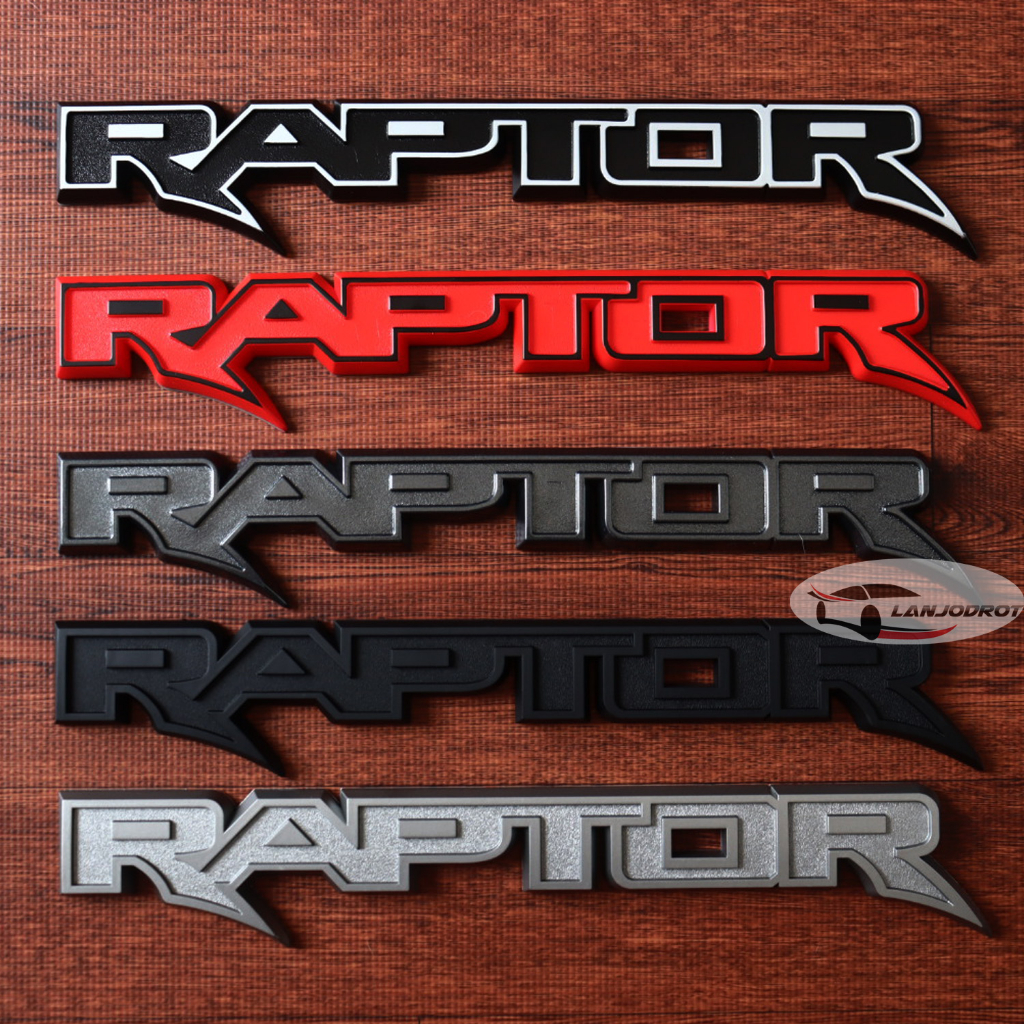 RAPTOR Logo Attached To The Rear Pickup Truck Cover Ford RANGER Size 5. ...