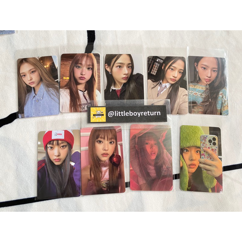 newjeans Card Harin minji hanni haerin album photocards ep1 bluebook ...