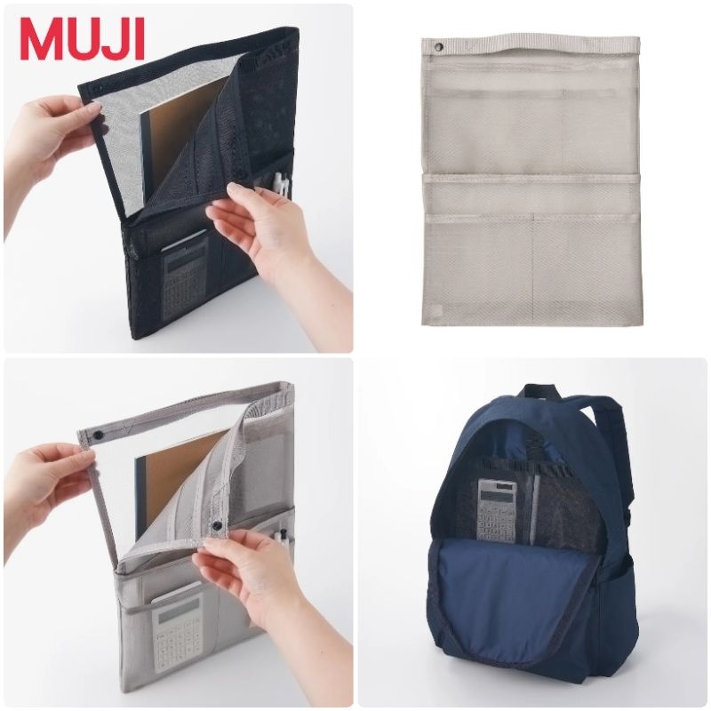 MUJI Bag Organizer Nylon A4Mesh Organiser Vertical Shopee Philippines
