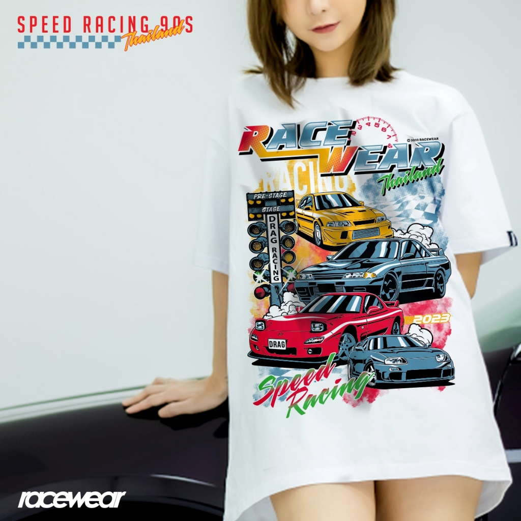 Racing T-Shirt Printed SPEED Screen | Shopee Philippines