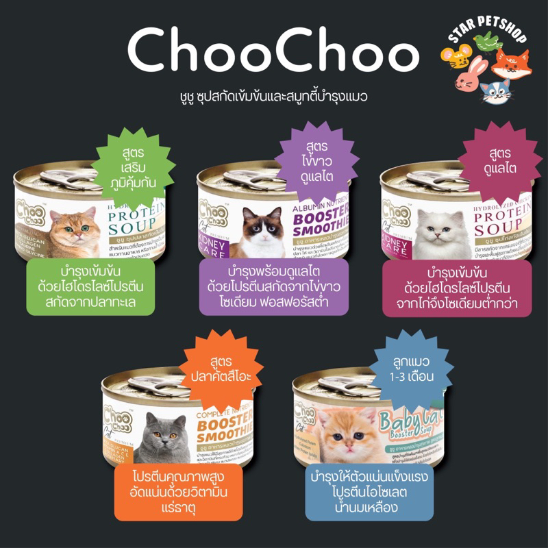 Chuchu choo Fish Soup For Boosting Landscape Chicken Cat Smoothies Egg