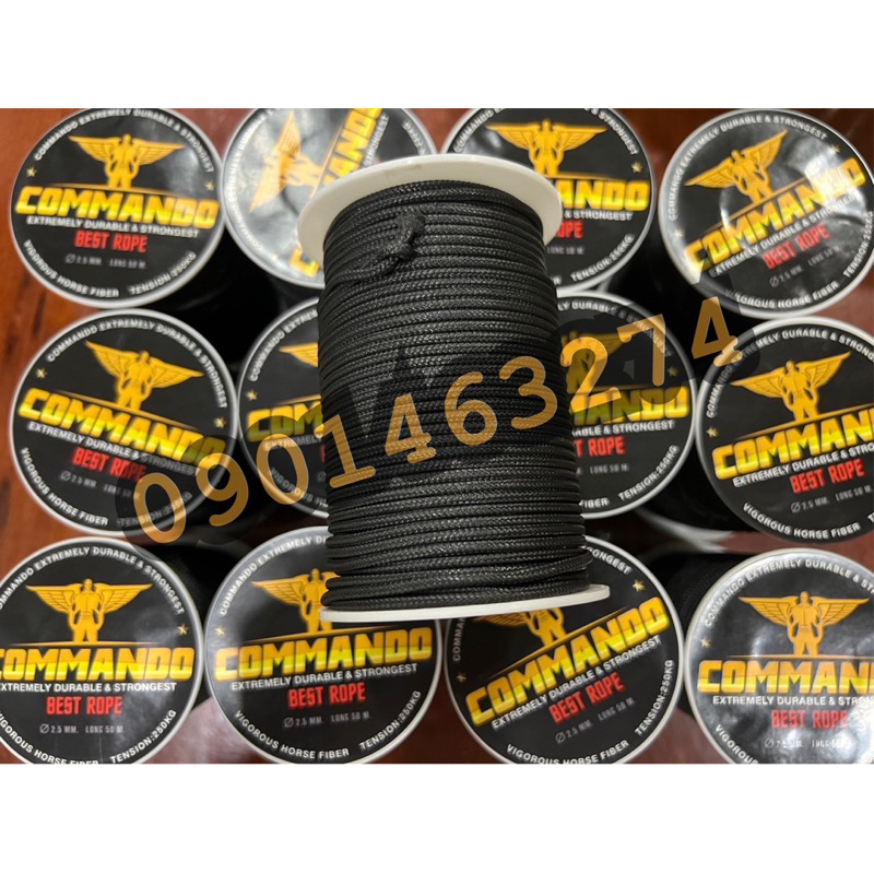 Dyneema Rope Size 2 Mm 2.5 And 3 Commando Brand 2 M Long 4 And 10 M ...