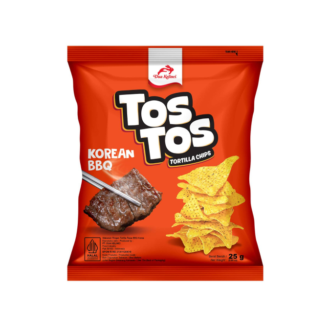 TOS Tortilla Chips Korean BBQ 25g Shopee Philippines