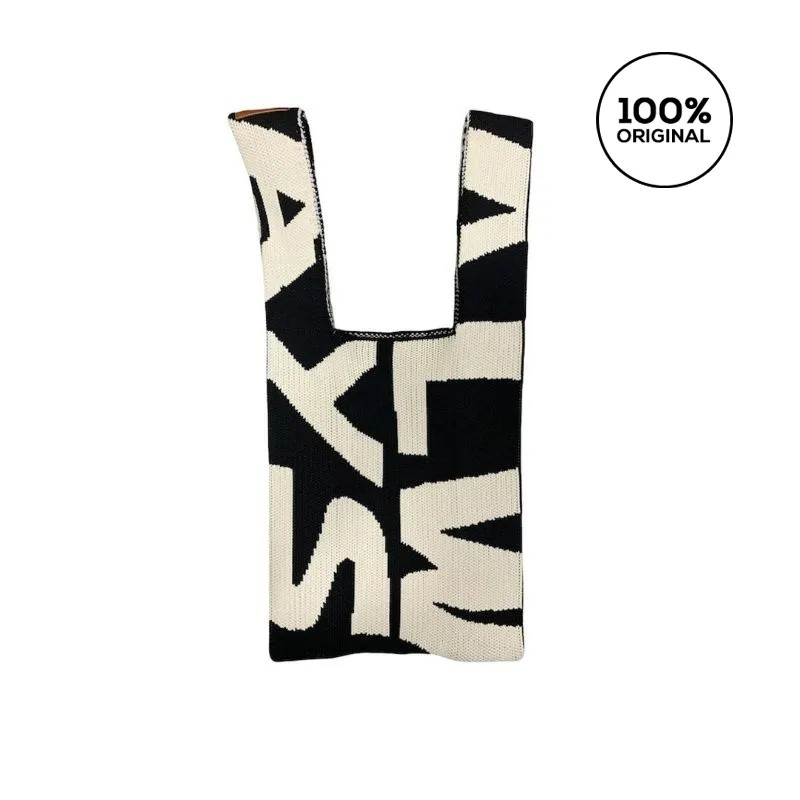 BUFFOLLOW Vacay Tote 03 Bag Black White | Shopee Philippines