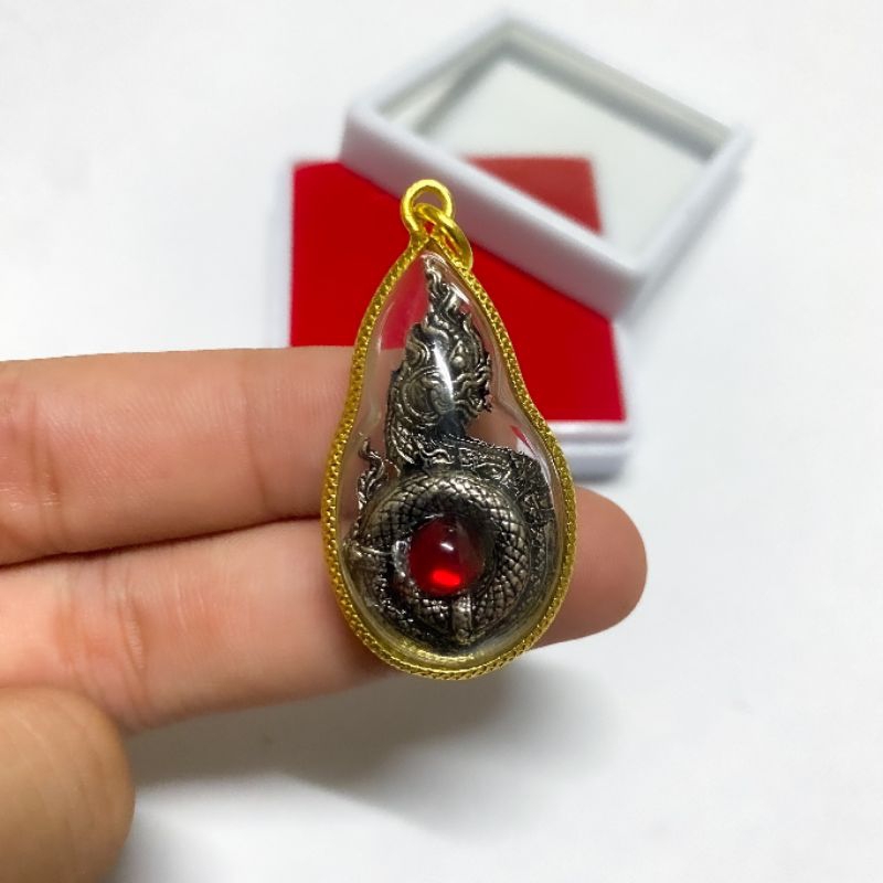 Black Naga Pendant Ploy Red (s1) (Pad Grandfather Srisuttho) Of Kham ...