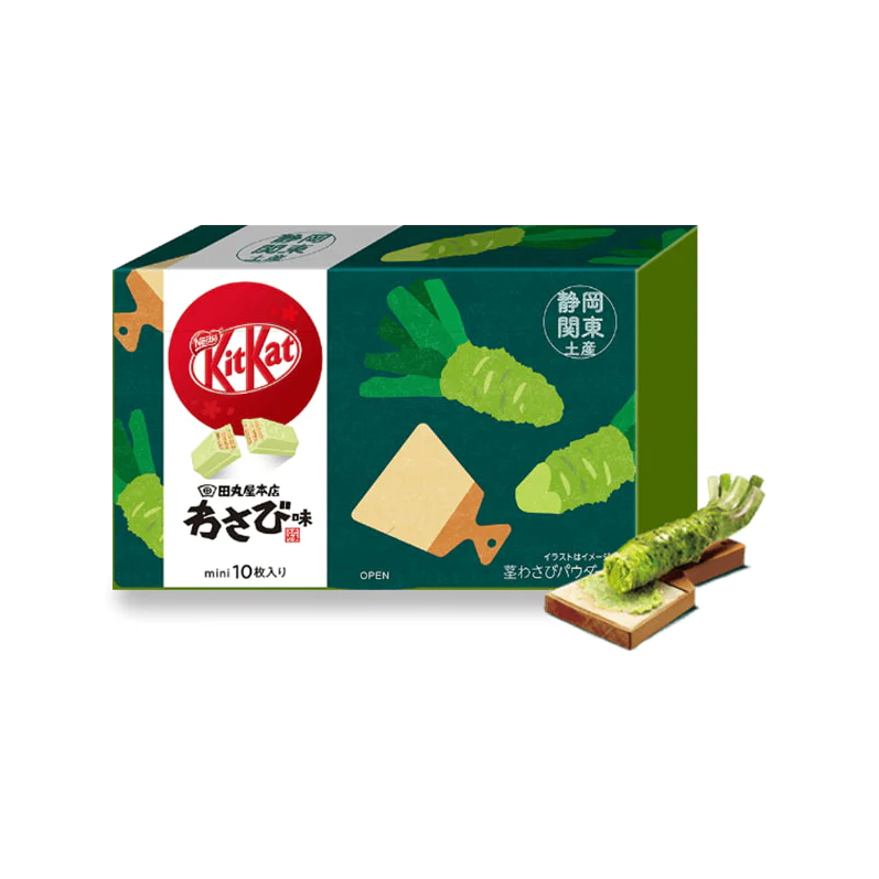 PREMIUM MINI KITKAT Kit Kat Wasabi Flavour From Shizuoka Japan Thailand ...