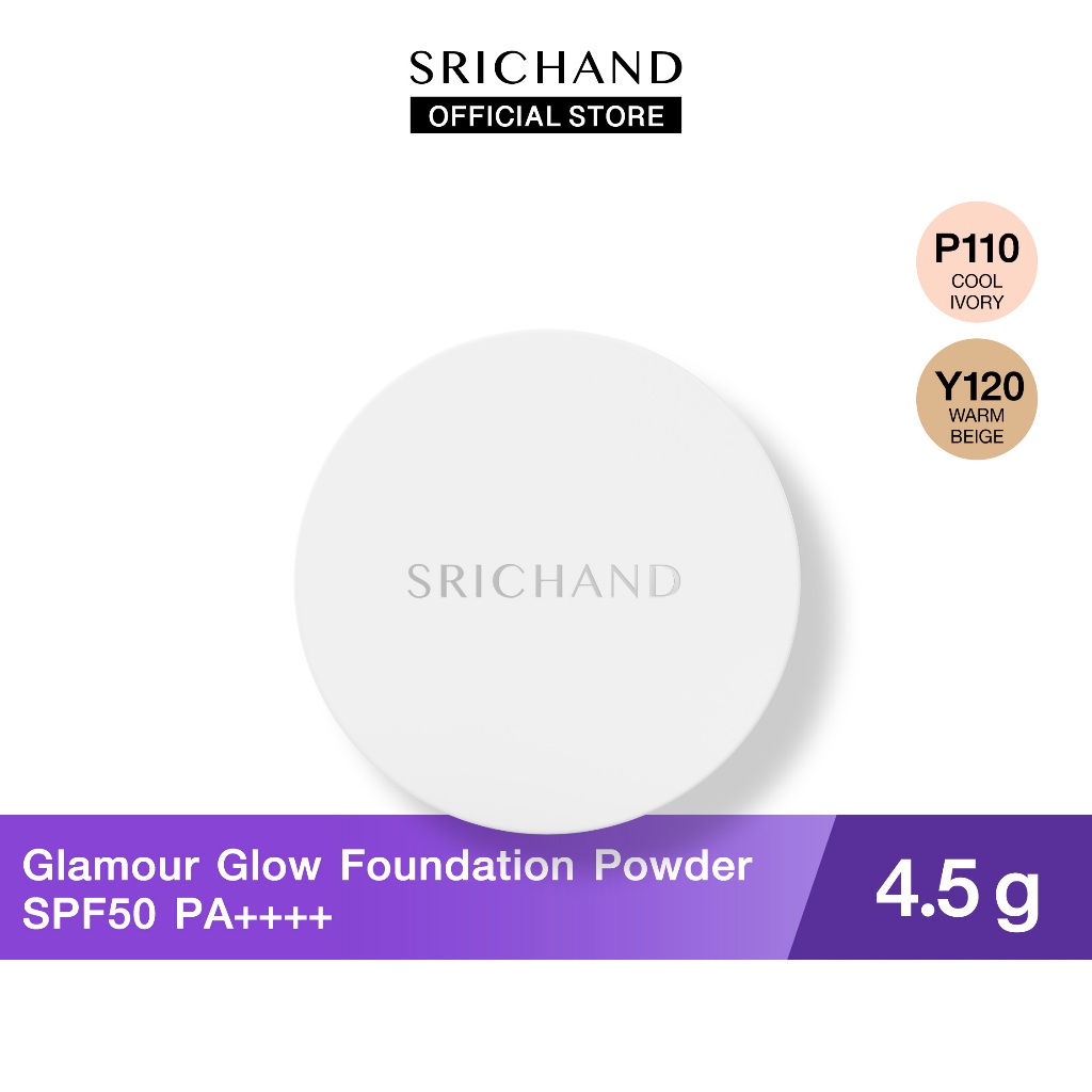 SRICHAND Glammer Glow Foundation Powder Spf 50 Pa ++++/Glamour 4.5 g ...