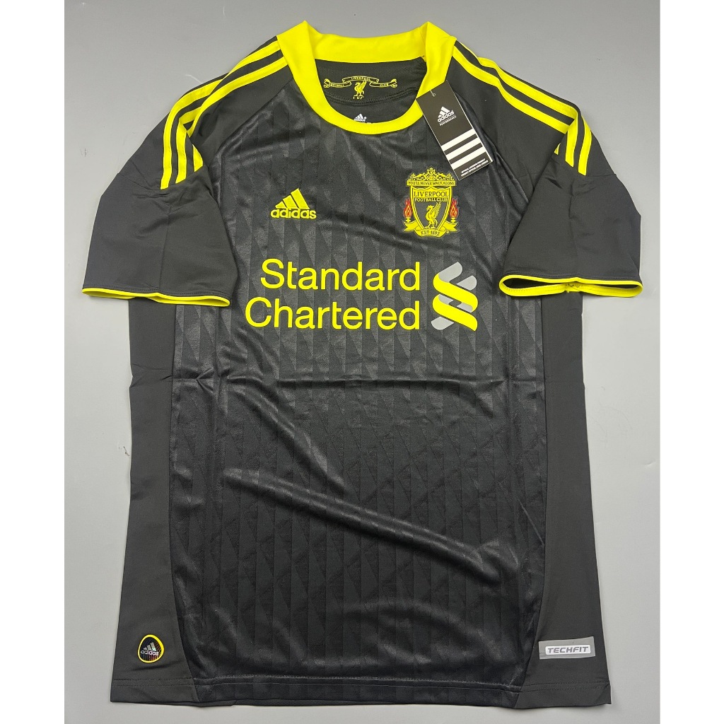 Retro 2010 Liverpool Away Black Cecat Football Jersey 