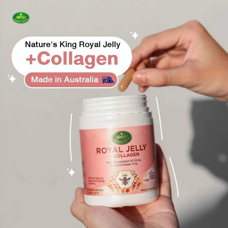 Nature's King Royal Jelly + Collagen 90 Tablets | Shopee Philippines