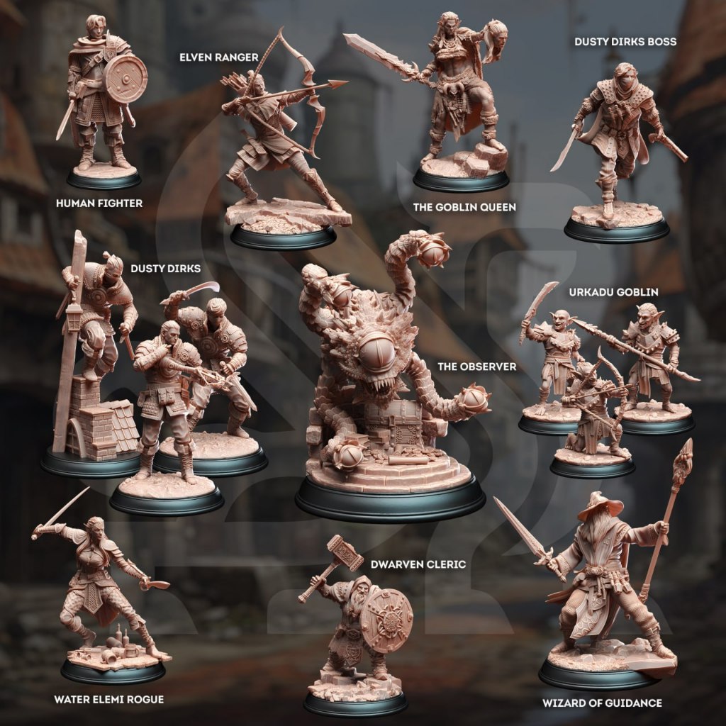 DnD Player & Monster Miniature Set (Adventure Calls) | Shopee Philippines