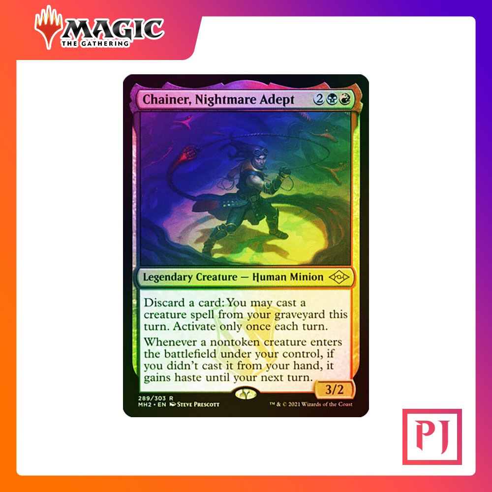 [MTG] Chainer Nightmare Adapt (FOIL Etched) [MH2] [MULTI] [RARE] [FOIL ...