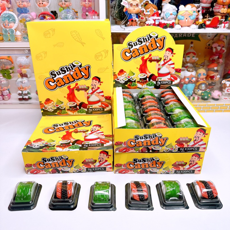 Celmon Sushi Candy Yellow Box Fdathai 1 30 Pcs | Shopee Philippines