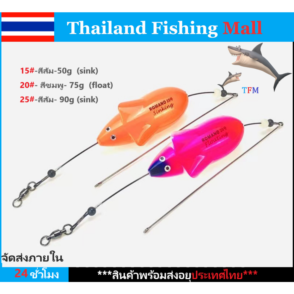 *1-2 Days Romano fishing lure sinking/floating RAT ABS 50/75g/90g Mouse ...