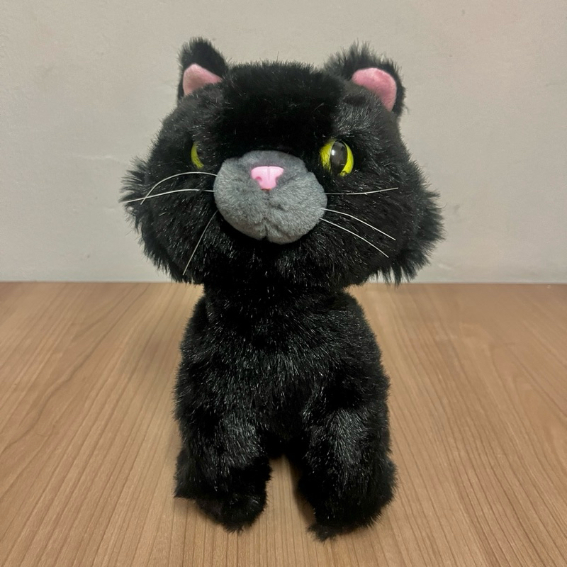 Aurora world palm pals twilight black cat soft toy 595