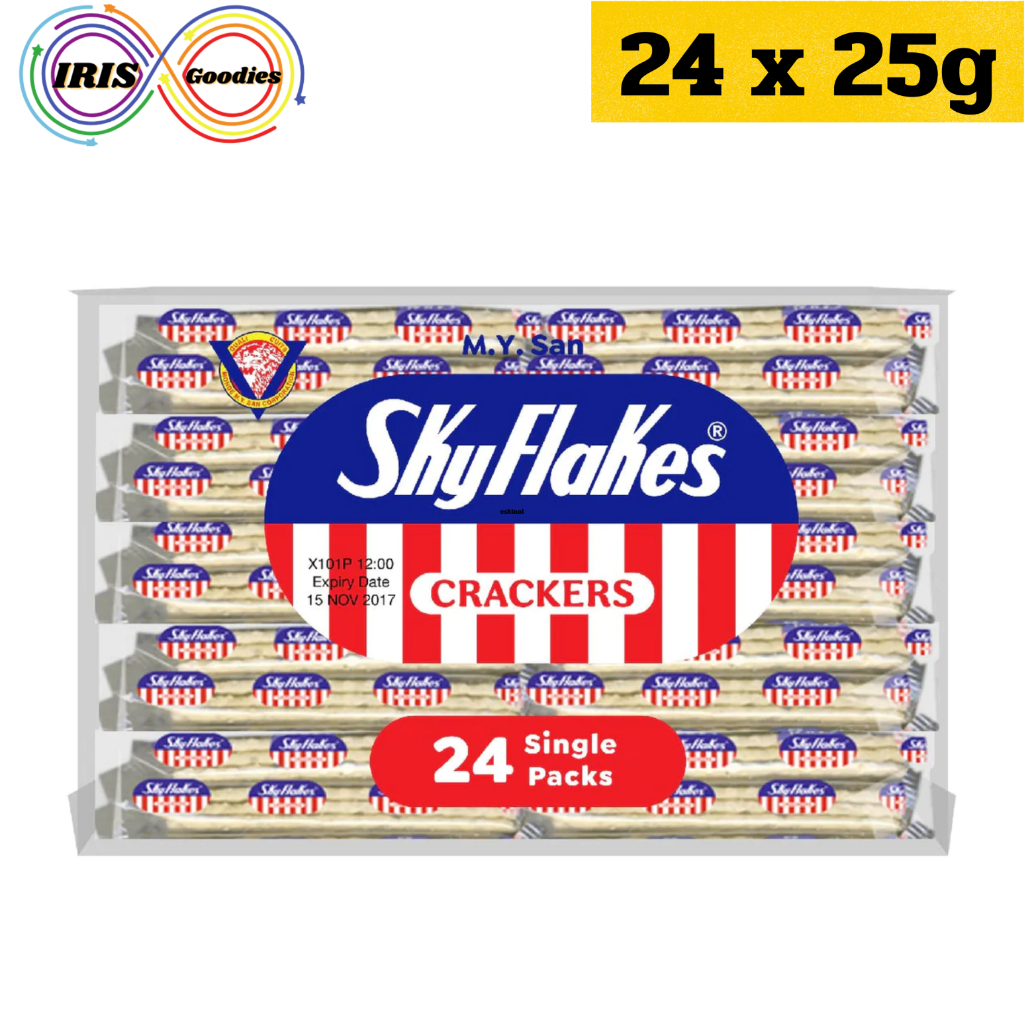 Skyflakes Crackers Singles 24x25g (Expiry Date 12 Aug 2024) Shopee
