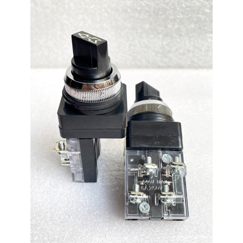 Arrow Switch 2-Stroke And 3-Stroke Twist ON-OFF 25 Mm Neck Black Sector ...