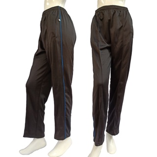 Black Tracksuit Pants With Blue Accents. Sport For High School Or ...