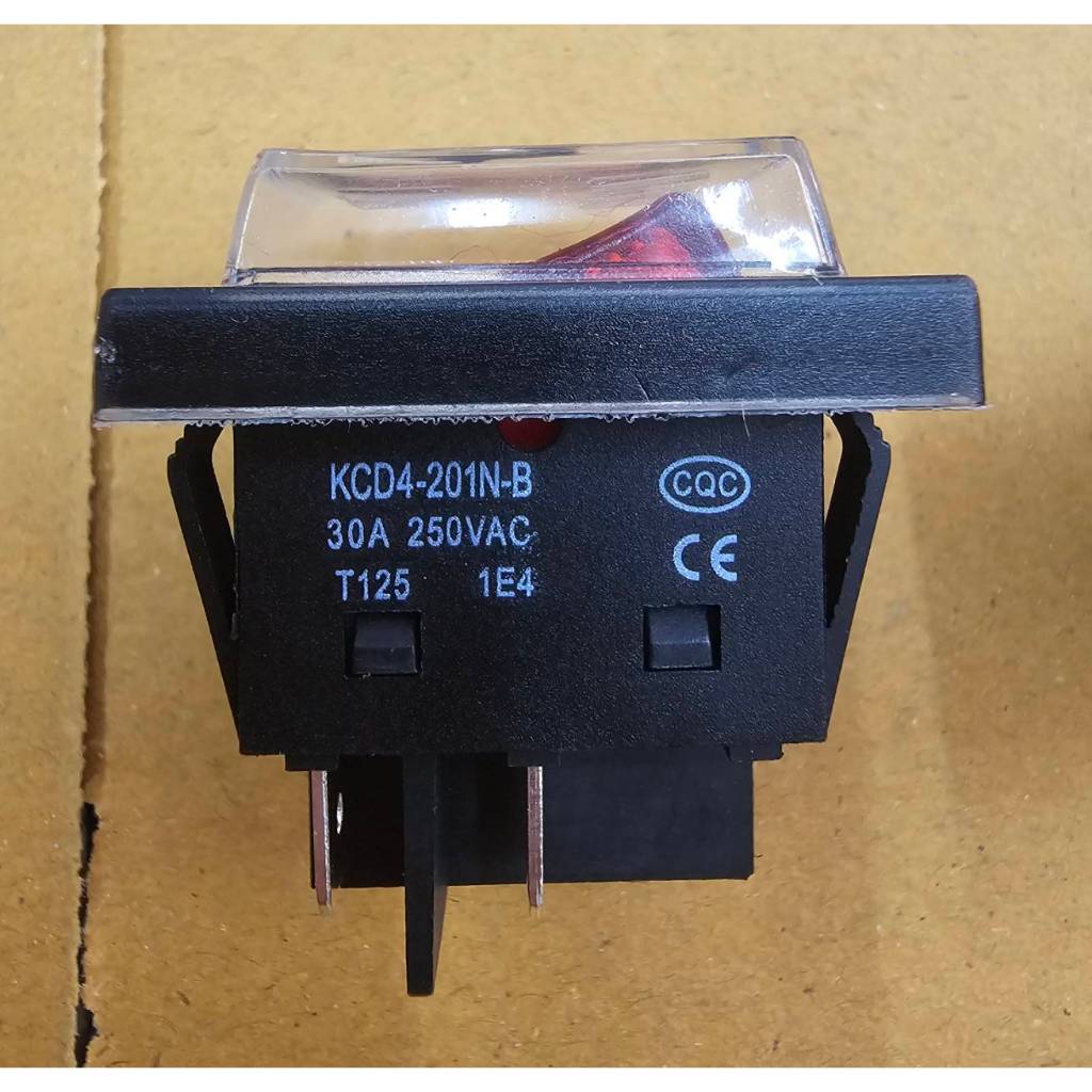 On-Off Switch 220V 30A Large Size Waterproof (Red) | Shopee Philippines