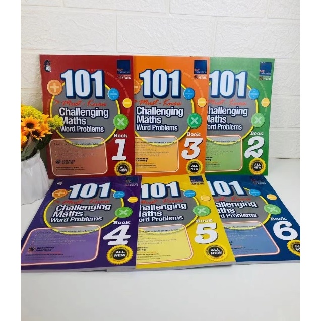 (Sold Separately) SAP 101 Challengering Math Word Problems Mathematics ...