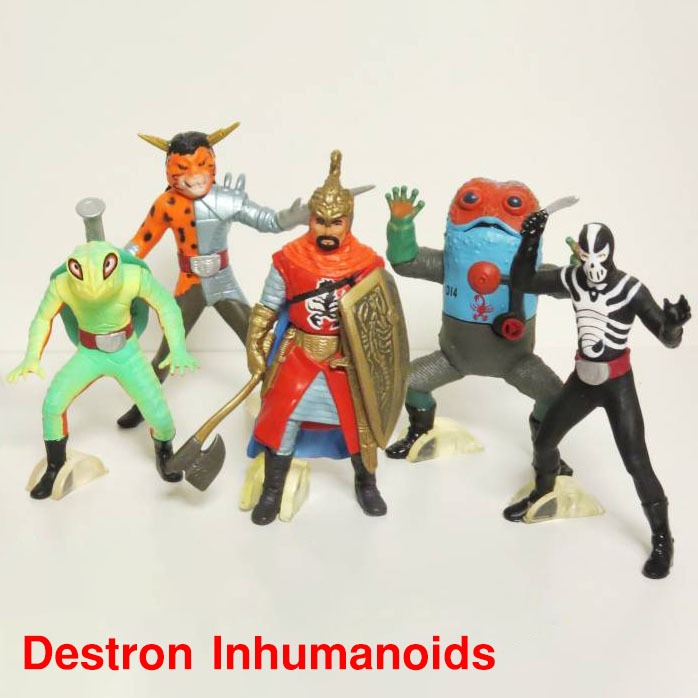 BANDAI: Destron Inhumanoids-HG Series Gashapon-Kamen Rider V3-Old ...