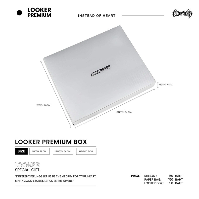 LOOKER-PREMIUM Box Can't Wear Sneakers! | Shopee Philippines