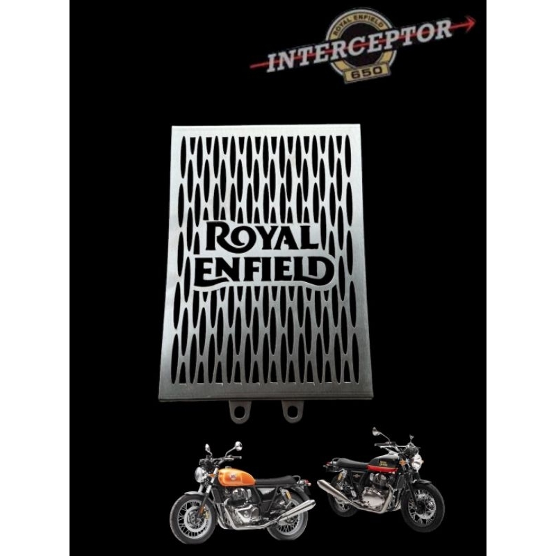 Radiator Guard Royal Enfield Interceptor 650 RE650 Stainless Steel ...
