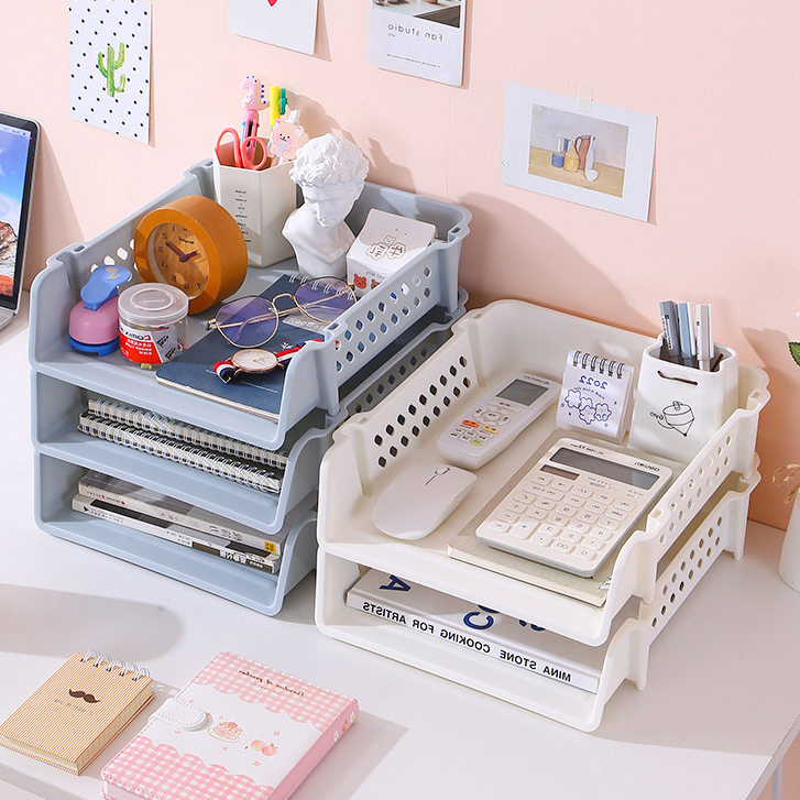 GaGiNang Document Rack Book Storage Stackable A4 Tray | Shopee Philippines