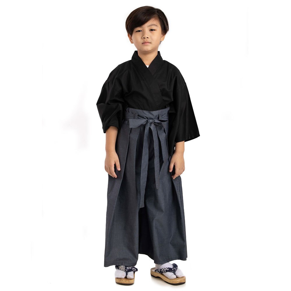 Japanese Fancy Kimono Samurai Dress Boys Cargo Work Top Grade Sewing