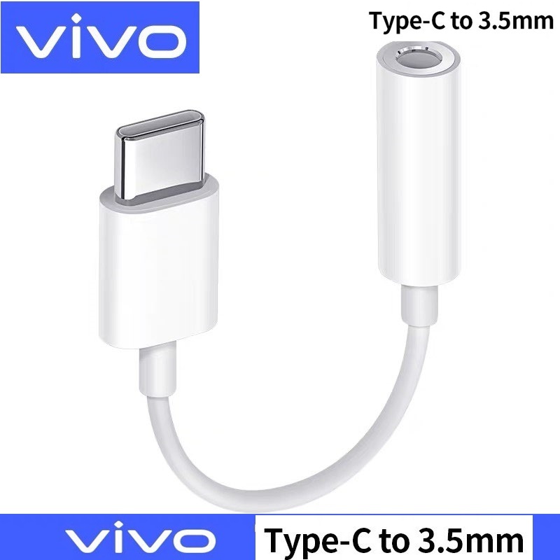 Converter Cable Adapter Vivo USB Type C To Jack Audio 3.5mm V21 5G V23