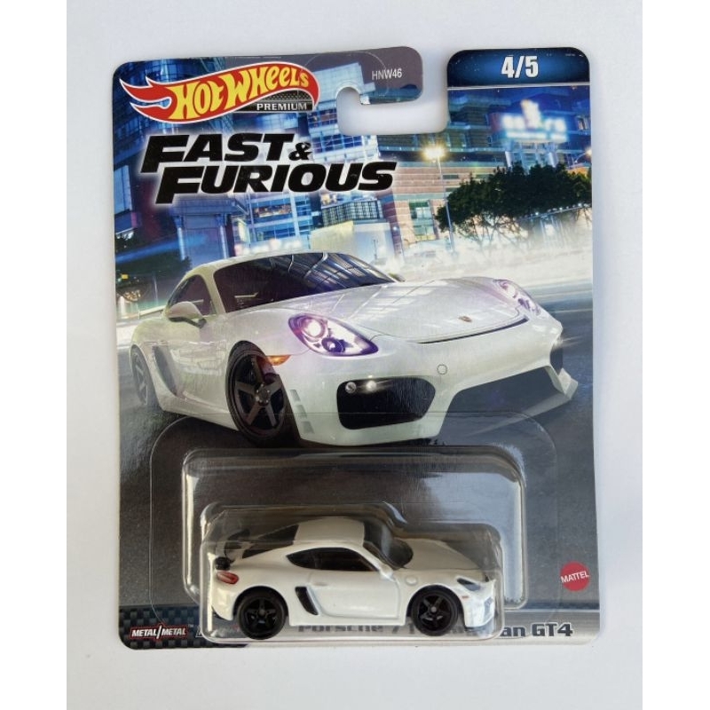 HotWHeeLs PREMIUM FAST&FURIOUS Porsche 718 Cayman GT4 | Shopee Philippines