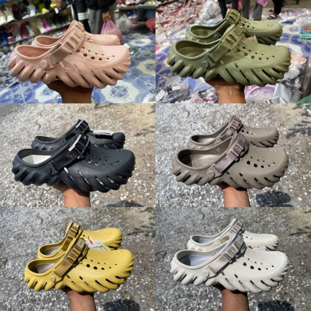 Crocs Echo Clog Men's And Women's Sandals 6 Beautiful Colors ...