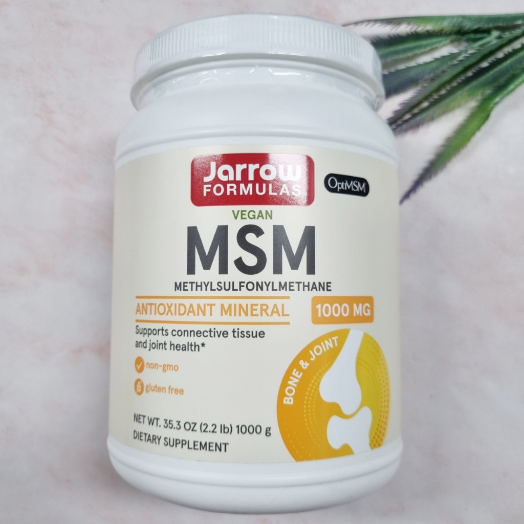 [Jarrow Formulas] Vegan MSM Methylsulfonylmethane Powder 1000 mg 1000 g